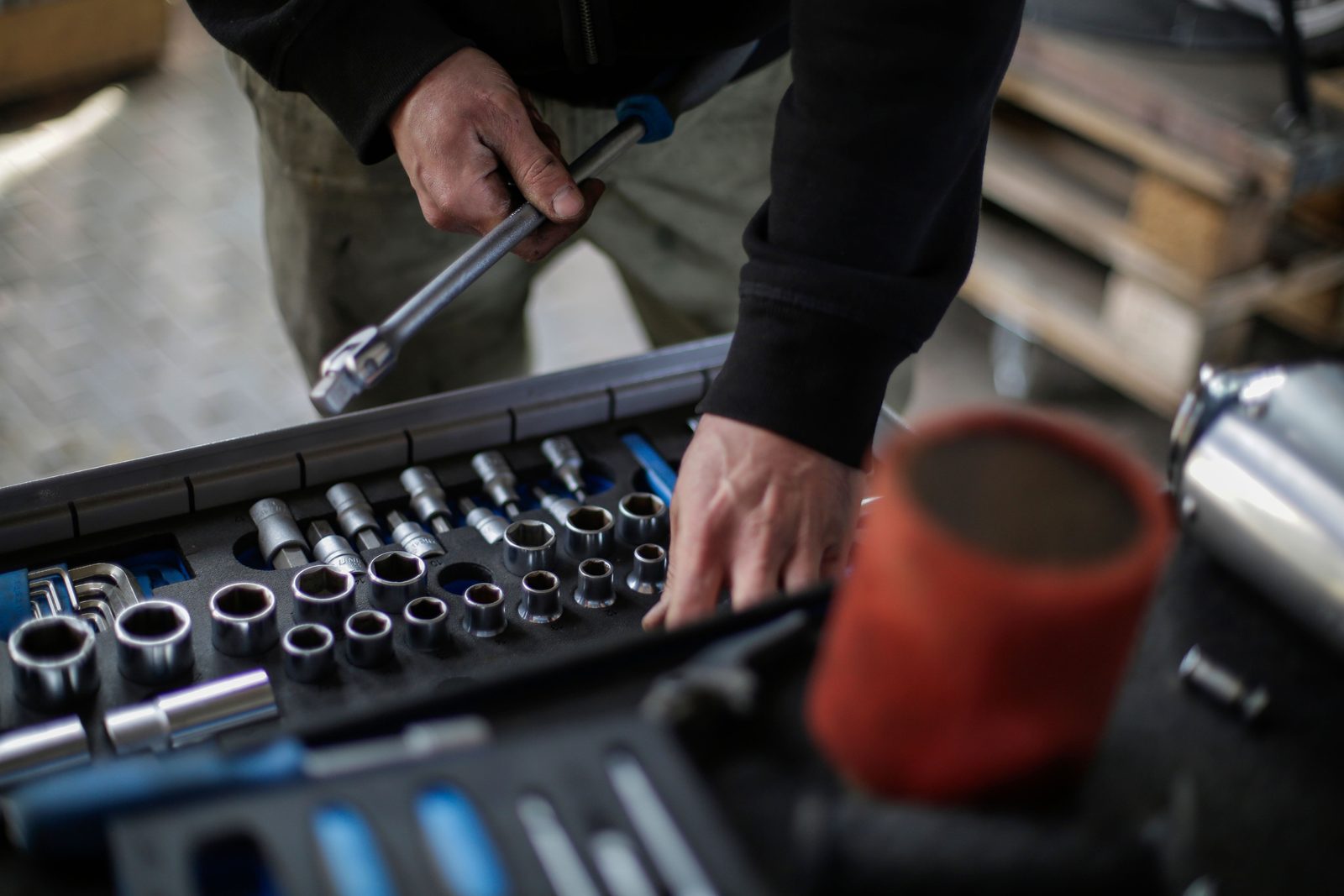 Professional auto tools tray